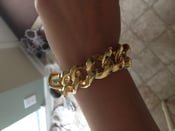 Image of Gold link bracelet 