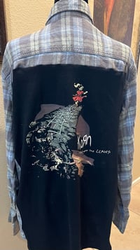 Vintage Blue/Green/Gray Flannel Shirt Korn