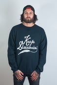 Image of Keep Dreamin' Crewneck Black