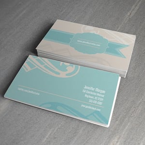 Image of Vintage Jen Business Card Template