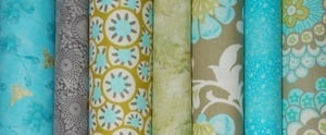 Image of Amy Butler Daisy Chain and Companions half yard bundle 3.5 yds total