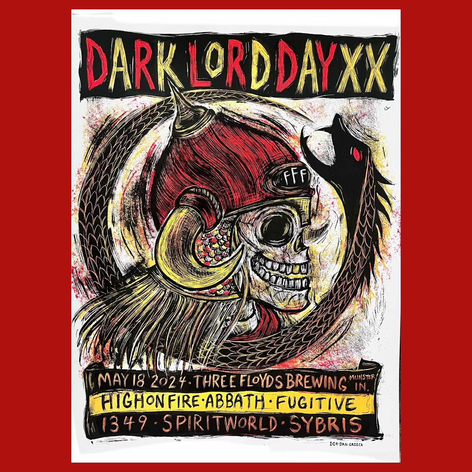Dark lord Day XX | Ground Up Press: Artwork by Dan Grzeca