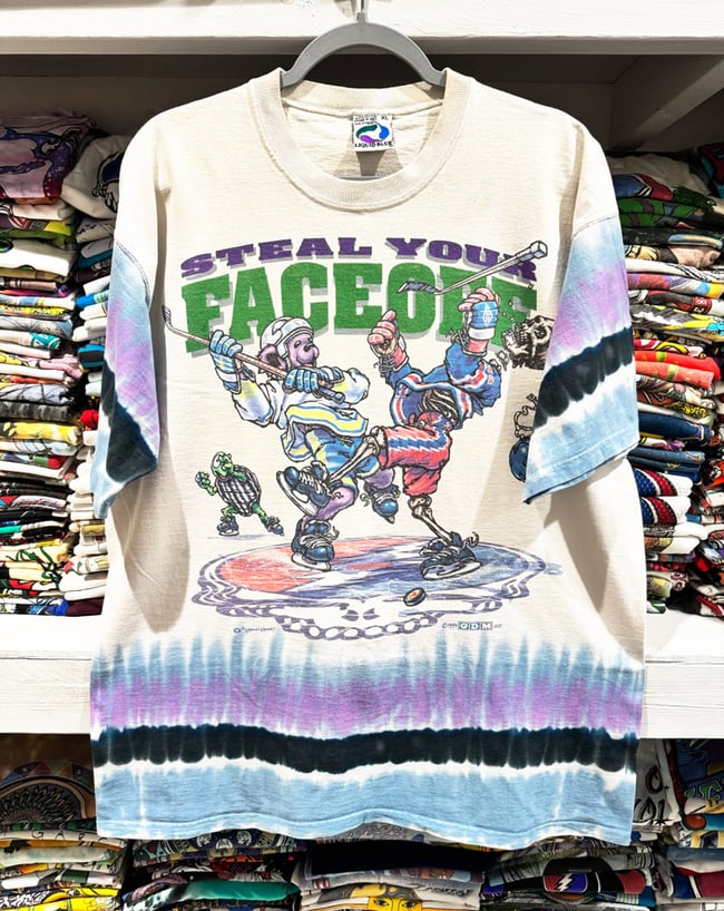 Grateful Dead 90s Steal Your Face Off T-Shirt - Size XL