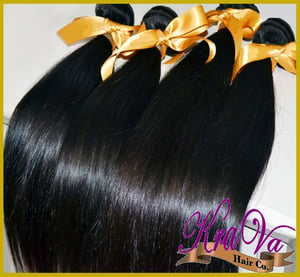 Image of 100% Virgin Brazilian Hair (Straight)