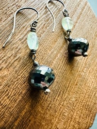 Image 12 of hematite disco ball earrings