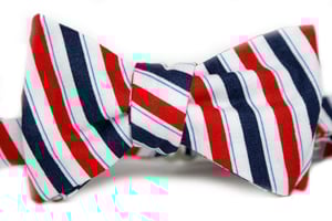 Image of Patriotic Stripe Bow Tie