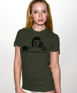 Image of Girls T-shirts (Charcoal Green w/Black)