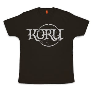 Image of KORU T-Shirt, Screen print logo on quality black Fanshirts