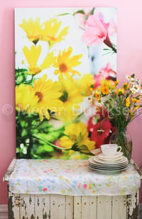 Image 1 of Flowers in the Wind Canvas