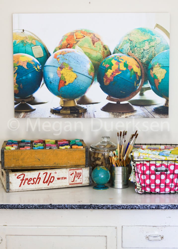 Globes Canvas Megduerksen