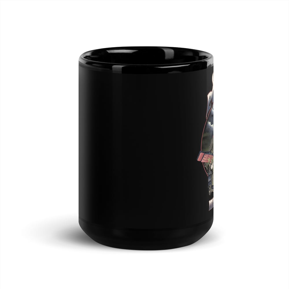 Wizard Castle Black Glossy Mug