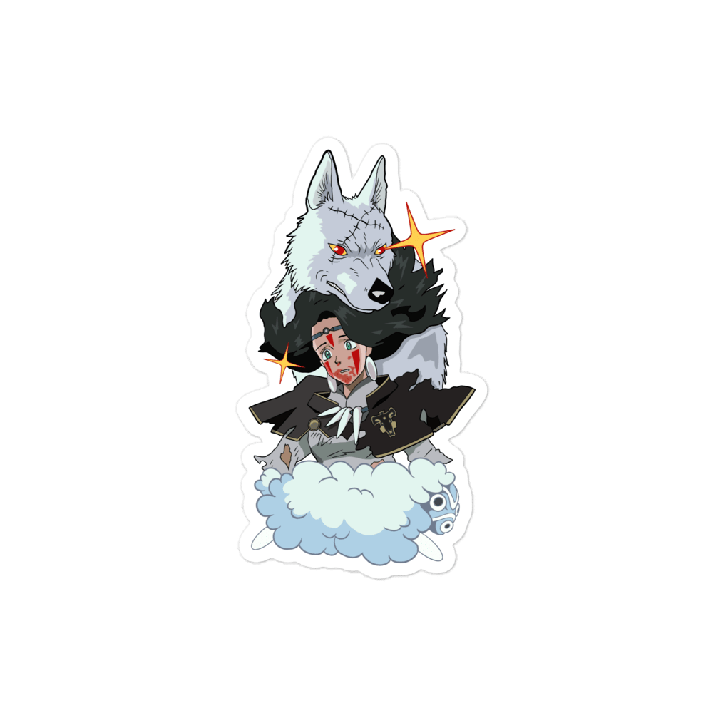 Image of Wolf Princess Sticker