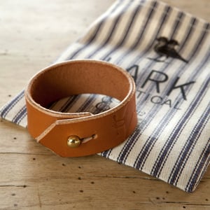 Image of Tan Leather Cuff Bracelet