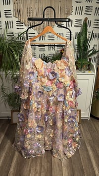 Image 1 of Sheer flower dress