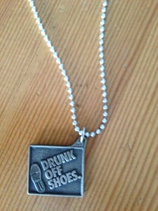 Image of Drunk Off Shoes "Team DOS" Necklace 
