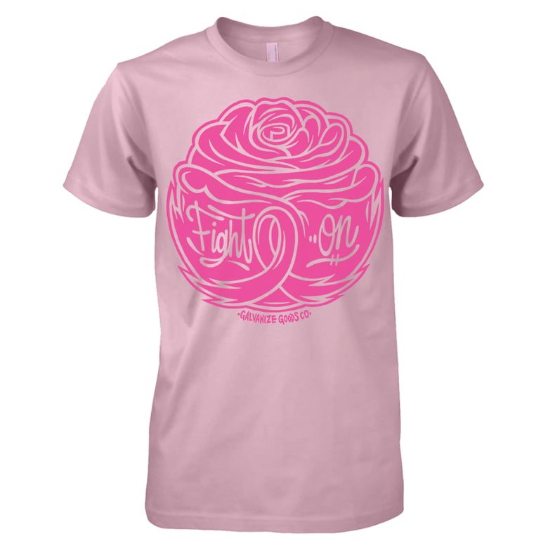 Image of Fight On Breast Cancer Shirt by Tom Newell