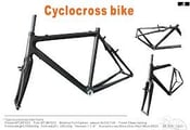 Image of Carbon Fiber Cyclocross Frameset. 