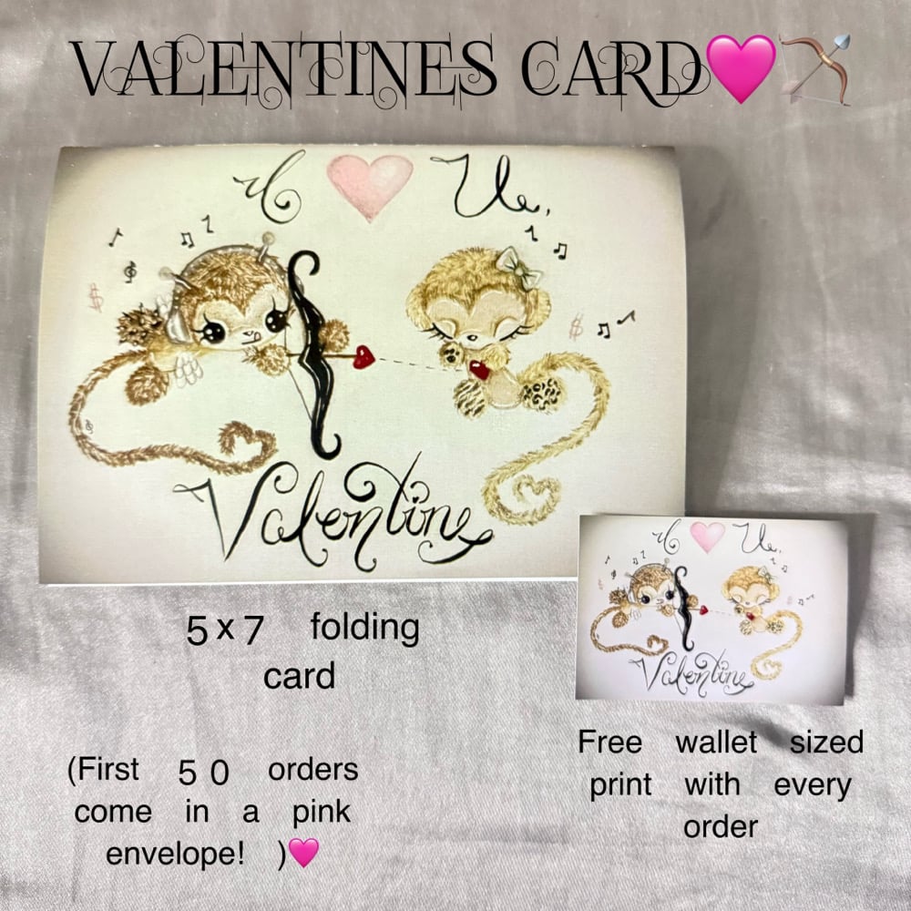 Image of Valentines Card ! 🩷🩷🏹