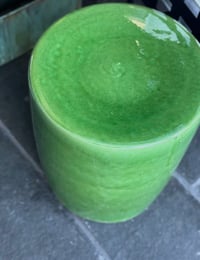 Image 2 of Green Glazed Stool 