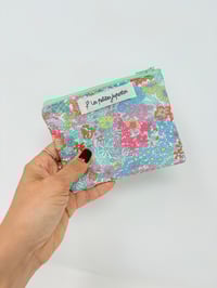 Image 1 of Pochette Porte-monnaie LA DISCRÈTE Liberty vahiné