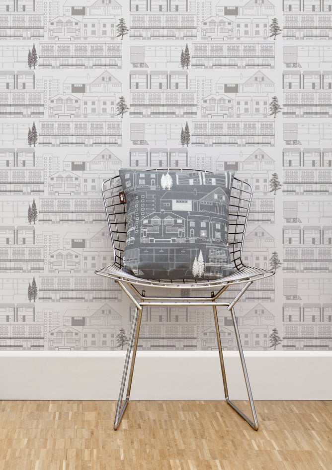 Image of Do You Live in a Town? Wallpaper - Concrete