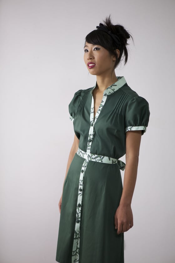 Image of MissSotoka, The birds collection, green dress