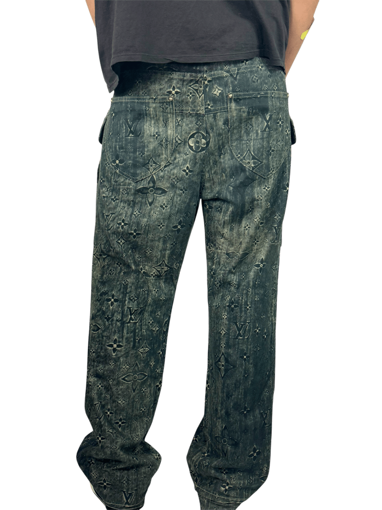 Image of Louis Vuitton SS23 Monogram Tailored Denim