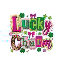 Image 1 of Lucky Charm (Ready to press) Transfer