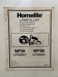 Image 7 of (8) Homelite Shop Manuals / Parts Lists