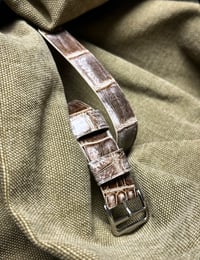 Image 3 of Himalaya Crocodile Single Piece Watch Strap