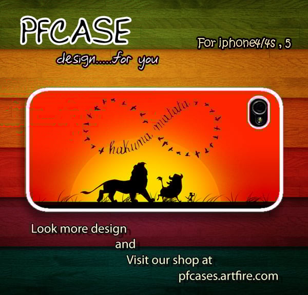 Image of Infinity Hakuna matata : Case For Iphone 4/4s ,5 /Samsung S2,3,4