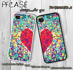 Image of Twin love cases : Handmade case For Iphone 4,5/Samsung S2,3,4