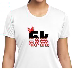 Image of Minnie Mouse Inspired 5k Tech Shirt