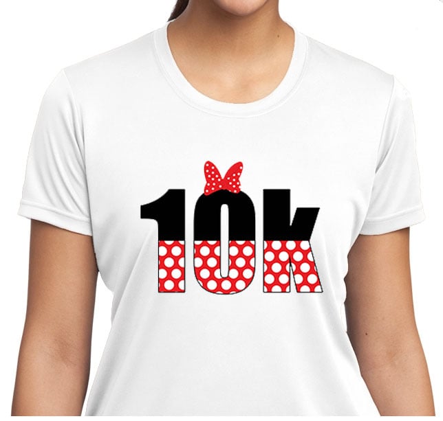 Image of Minnie Mouse Inspired 10k Running Tech Shirt