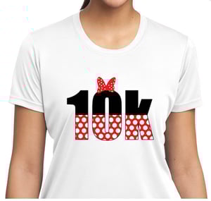 Image of Minnie Mouse Inspired 10k Running Tech Shirt