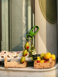 Image 5 of OLIVE OIL & OLIVES KEYRING 