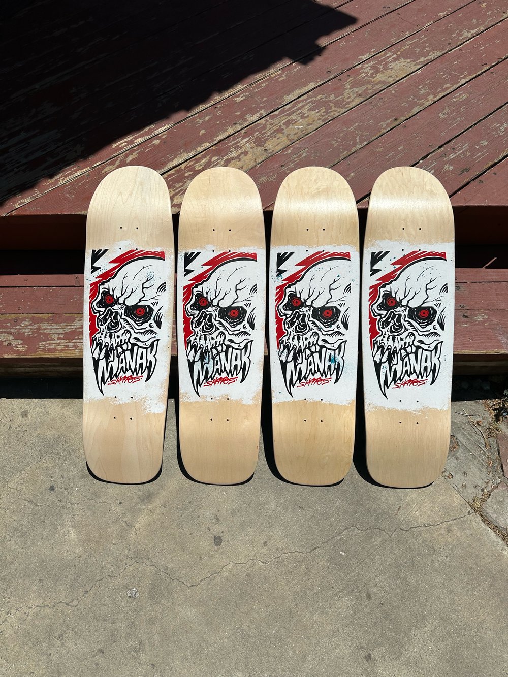 9.25" DEEP-ENDER POOL SHAPE - Excel Skull Graphic