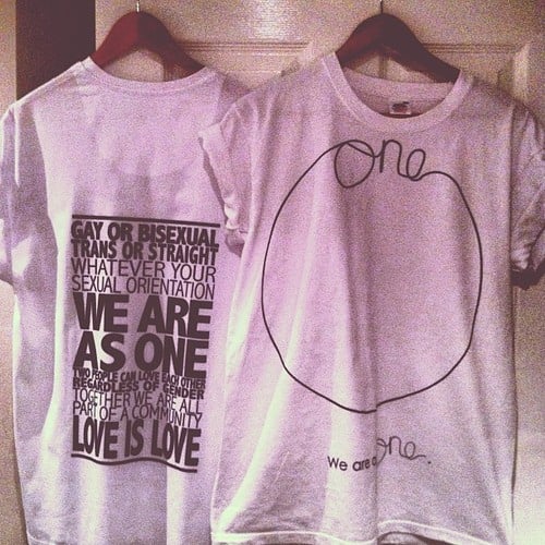 Image of 'One' LGBT T-shirt