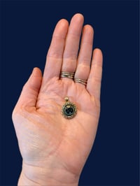 Image 3 of Tiny Lucky Black Cat Pendant 