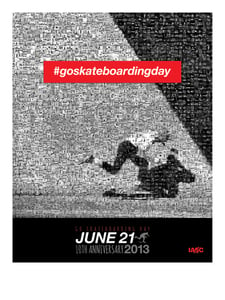 Image of 2013 Go Skateboarding Day Poster