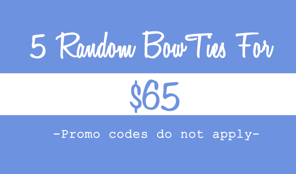 Image of 5 Random Bow Ties For $65
