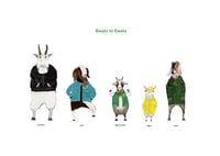 Image 2 of Goats in Coats Card