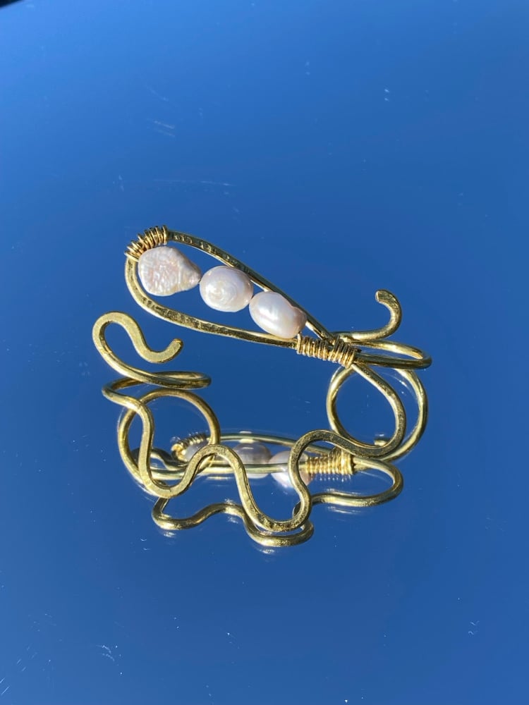 Image of Not Quite a Bowtie Double Ring 