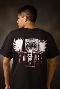 Image 2 of Moose Skull / Shirt - Black
