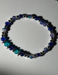 Image 6 of Star Shine Tumbler Blue and Purlple Tumbler Bracelet Stack