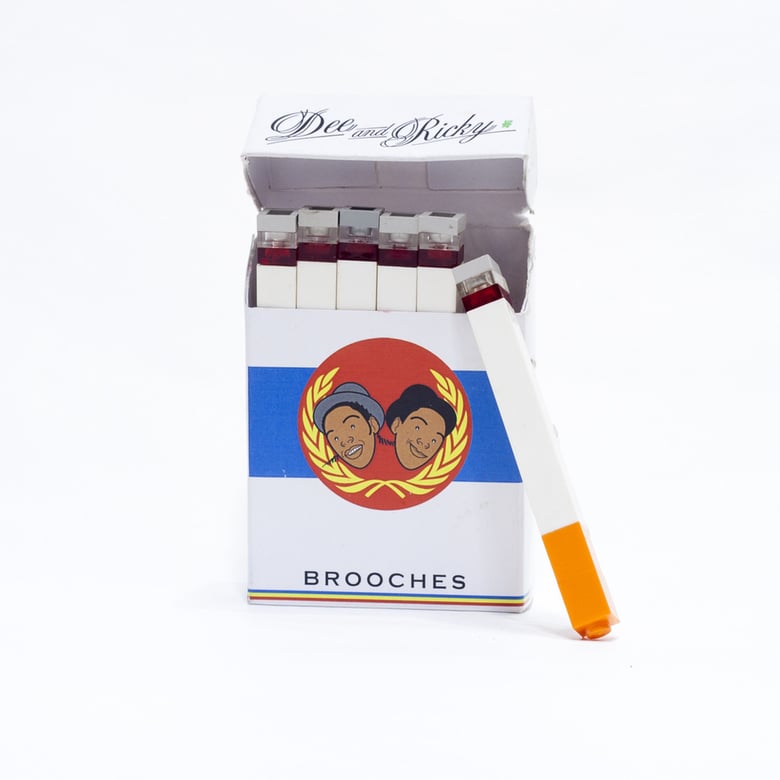 Image of Dee & Ricky Cigarette Brooche
