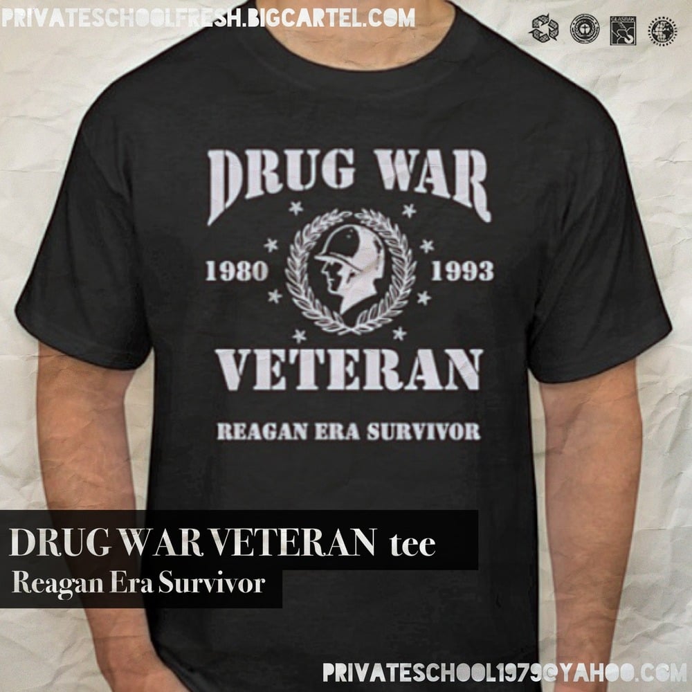 Image of Drug War Veteran tee (black)
