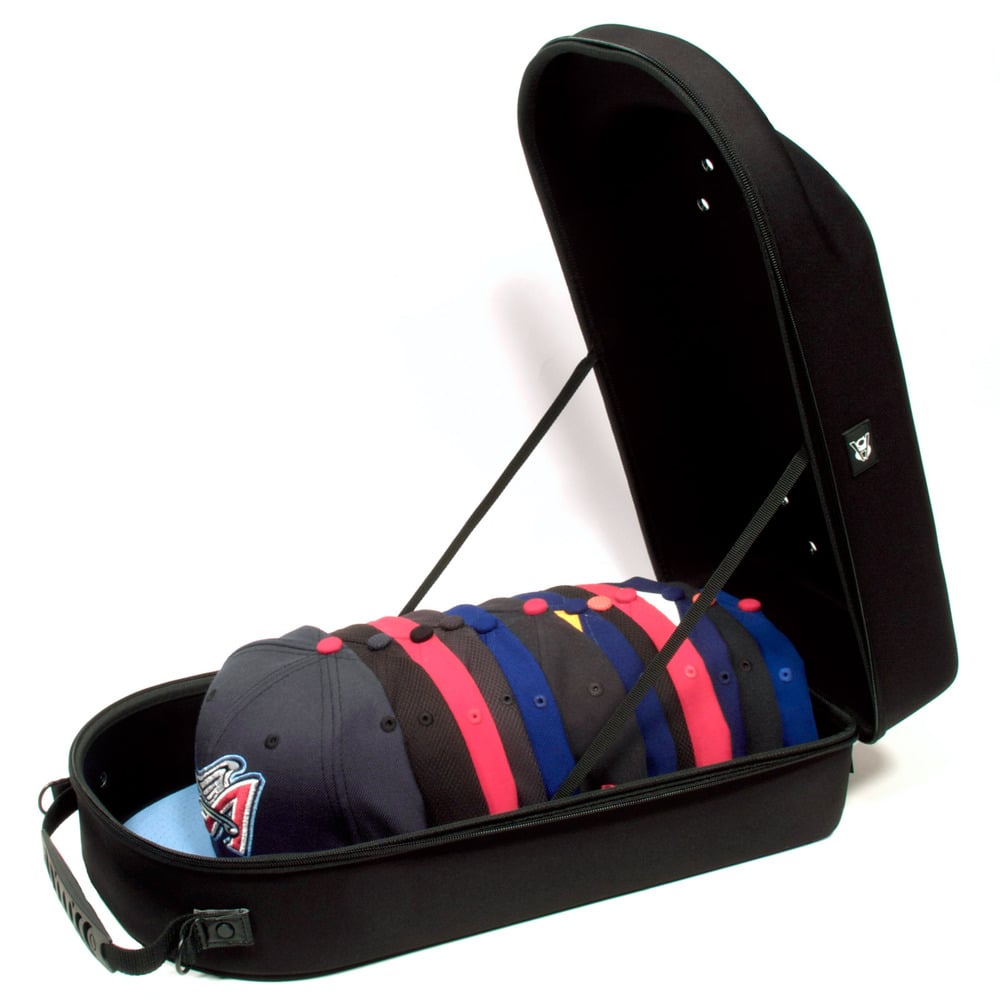 HomieGear Brand Carrier Case - 12 Hats for fitted and snapback hats
