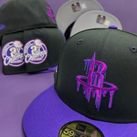 Image 3 of New Era 59Fifty Rockets 🚀 Purple Rein 2X Champs  