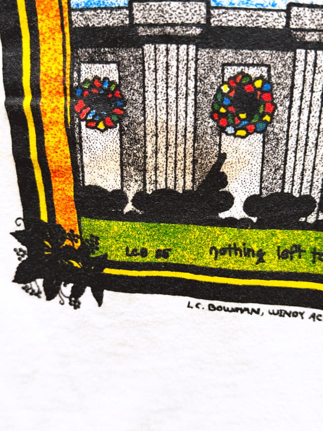 Grateful Dead 1985 ‘Donner Pass / Greek Theatre’ Lot T-Shirt - Fits M/SM (Never Worn)